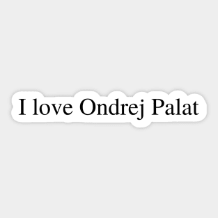 I love Ondrej Palat Sticker